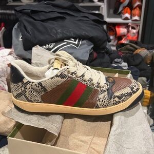 Gucci Python Calf size 11.  Runs big, I wear a size 12